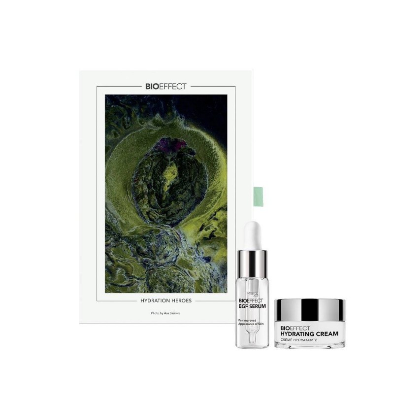 Set Bioeffect Hydration Heroes je namenjen vsem, ki želijo ciljati ali preprečiti vidne znake staranja, pa tudi tistim, ki potrebujejo globinsko vlaženje kože.