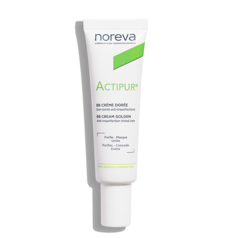Noreva Actipur obarvana BB krema proti nepravilnostim – zlati odtenek