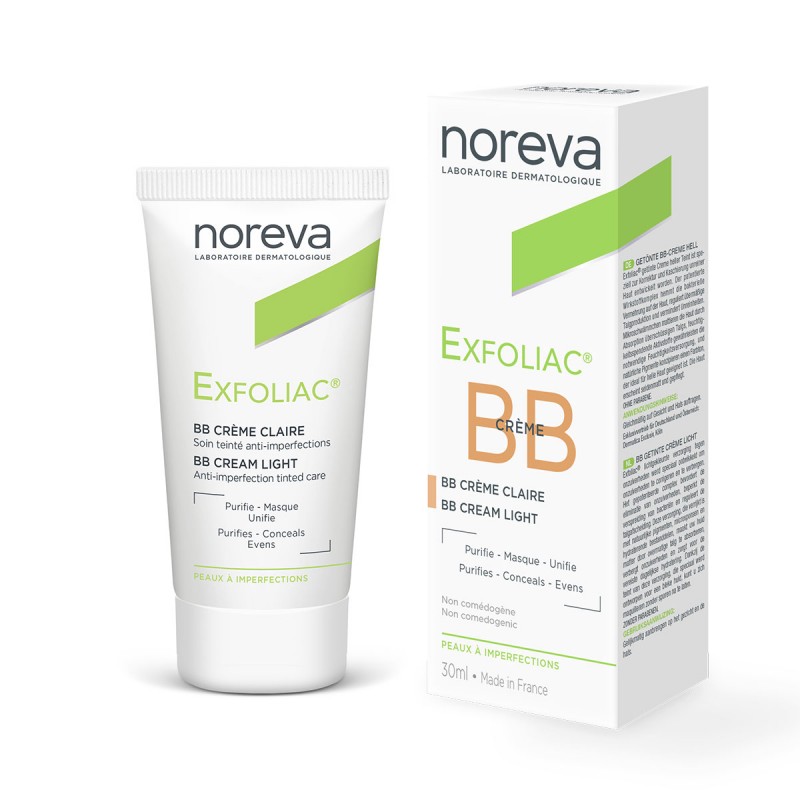 Svetlo obarvana BB krema, ki prikrije in popravi nepravilnosti kože.