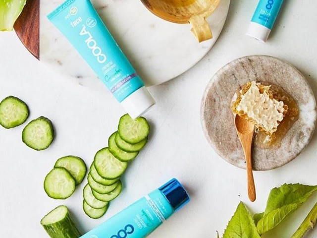 Coola izdelki za zaščito pred soncem vsebujejo certificirane ekološke sestavine.