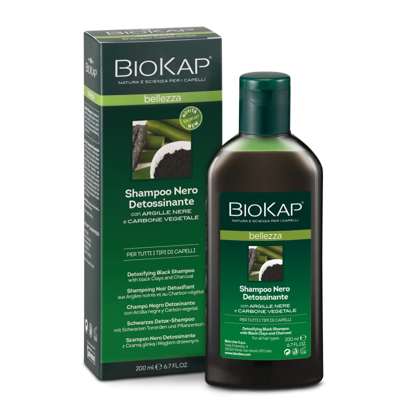 BioKap črni razstrupljevalni šampon