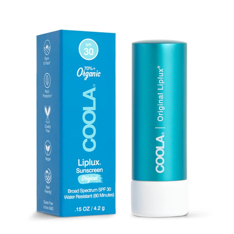 Coola Classic Liplux Organic Lip Balm Sunscreen SPF 30 Original