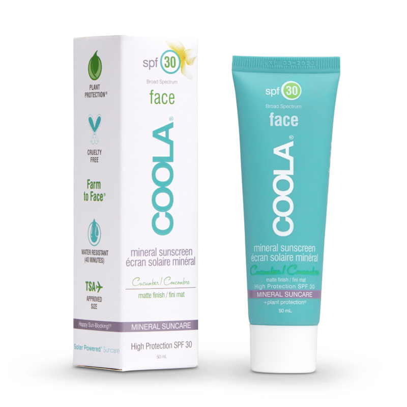 COOLA MINERAL FACE MATTE UNTINTED MOISTURIZER SPF 30 - CUCUMBER