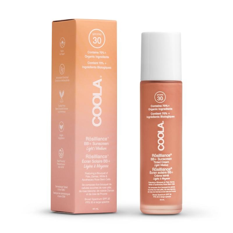 Coola Rosilliance Mineral BB+ Cream Tinted Sunscreen SPF 30, Light/Medium