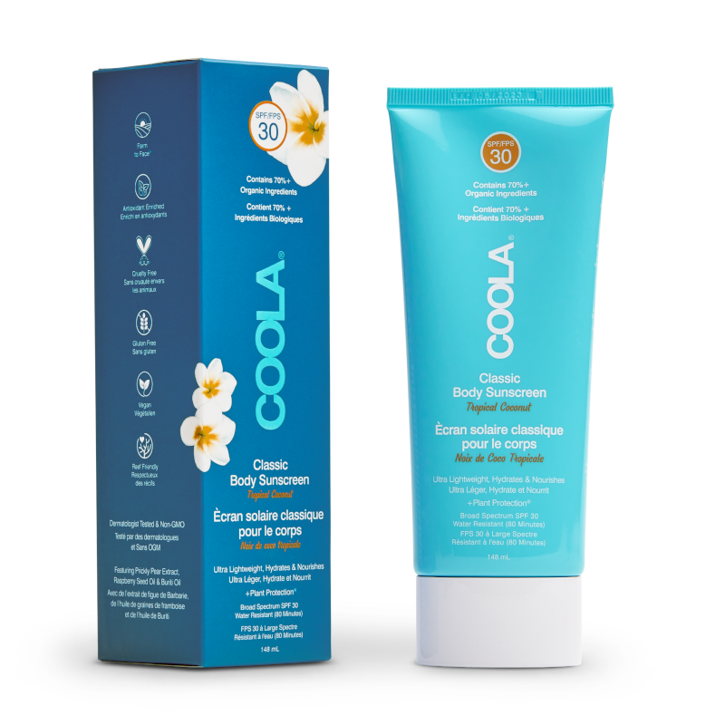 Coola Classic Body Organic Sunscreen Lotion SPF 30 - Tropical Coconut