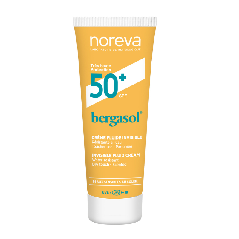 Noreva Bergasol Invisible fluid krema za sončenje ZF 50